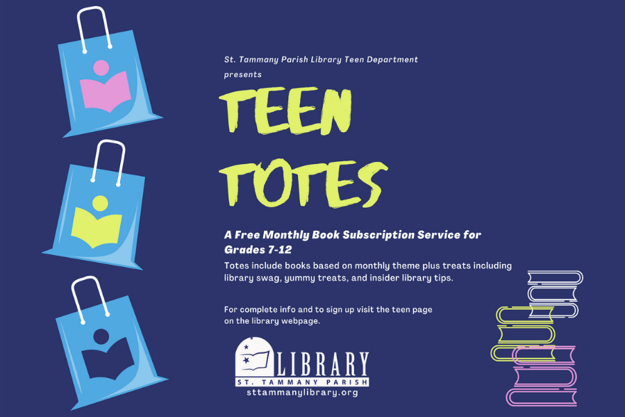 Introducing Our Teen Totes Book Subscription Service! St. Tammany