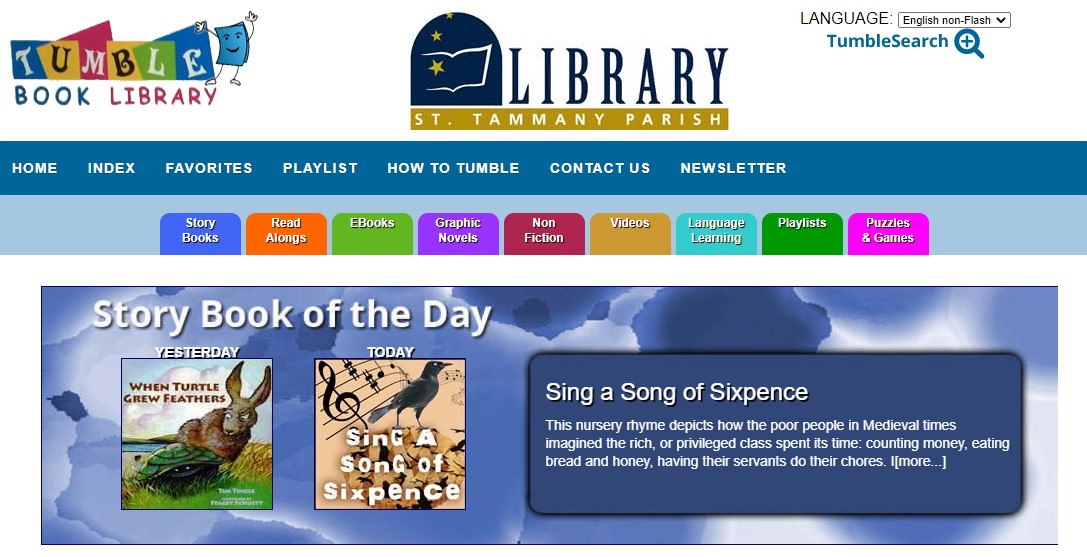 eBook Resources for Kids! St. Tammany Parish Library